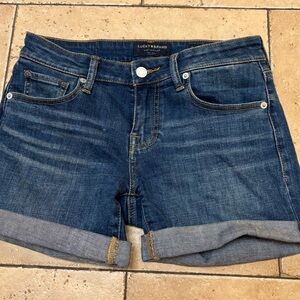 Lucky Brand Blue Jean Shorts with Rolled Hems